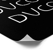 Nicht-Dusche Poster (Ecke)