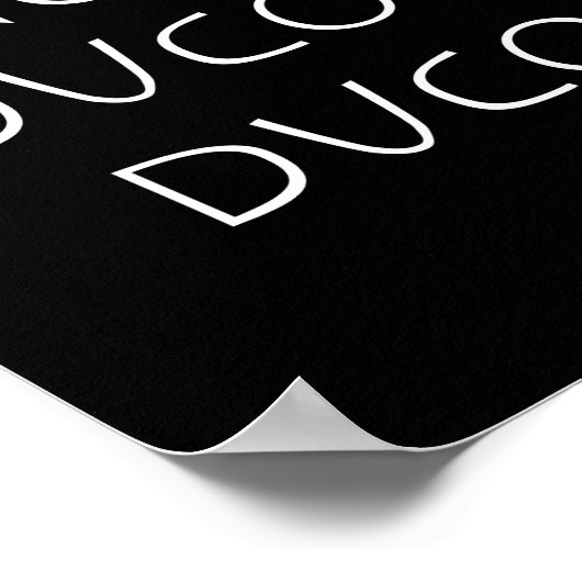 Nicht-Dusche Poster (Ecke)