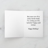 Nicht-E-Geburtstagskarte Karte (Innenseite)