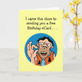 Nicht-E-Geburtstagskarte Karte (Gelbe Blume)