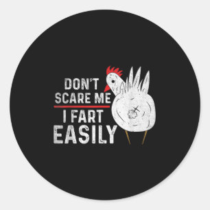 Nicht E Me I Furz Leicht Funny Sarcasm Spaß Chick Runder Aufkleber
