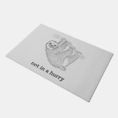 nicht eilig fußmatte (Schrägansicht)