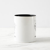 nicht eilig zweifarbige tasse (Mittel)