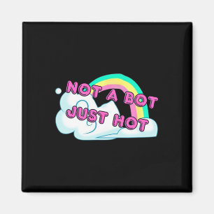 Nicht ein Bot, nur Hot Girl Gamer Grafik Cute Tren Magnet