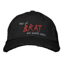 Nicht ein Brat, der nur Rot-Vater-Cap verdorben ha