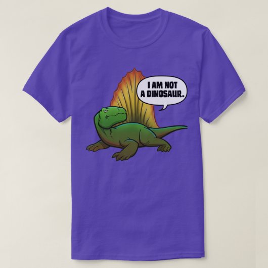Nicht ein Dinosaurier Dimetrodon T-Shirt (Design vorne)