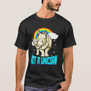 Nicht ein Einhorn Rhinoceros Rainbow Funny Rhino L T-Shirt