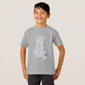 Nicht ein Eule oder ein früherer Vogel, ich bin ei T-Shirt (Vorne ganz)