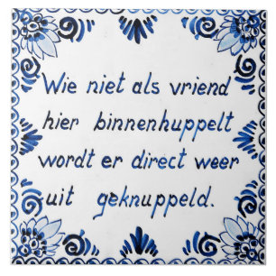 Nicht ein Freund? Wieder losgetreten. Fliese