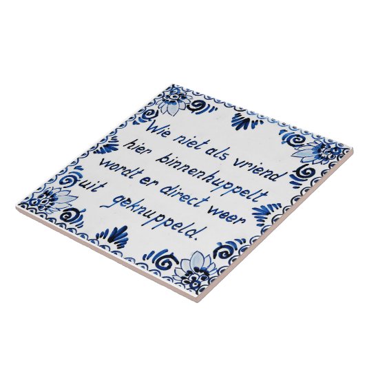 Nicht ein Freund? Wieder losgetreten. Fliese (Seite)