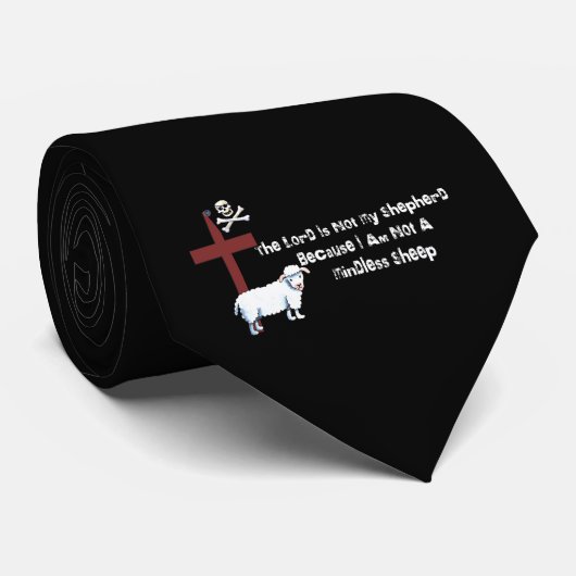 Nicht ein geistloses Schaf Krawatte (Gerollt)