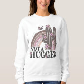 Nicht ein Hugger Modern Rainbow Boho Floral Butter Sweatshirt (Vorderseite)