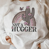 Nicht ein Hugger Modern Rainbow Boho Floral Butter Sweatshirt