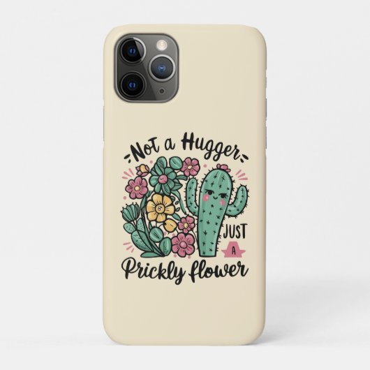 Nicht ein Hugger nur eine prickelnde Blume Niedlic Case-Mate iPhone Hülle (Rückseite)