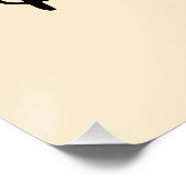 Nicht ein Hugger nur eine prickelnde Blume Niedlic Poster (Ecke)