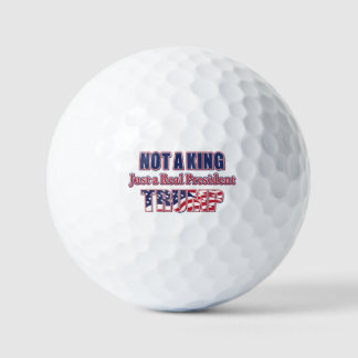 Nicht ein König, nur ein echter Präsident Golfball