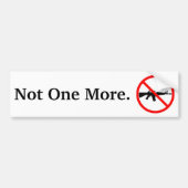 Nicht ein mehr autoaufkleber (Vorne)