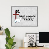 Nicht ein mittelloses Schaf Poster (Heimbüro)