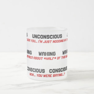 Nicht-EIn-Morgen-Person Kaffee-Tasse Mattglastasse