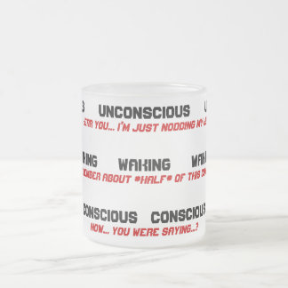 Nicht-EIn-Morgen-Person Kaffee-Tasse Mattglastasse