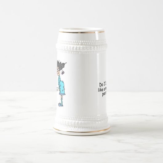 Nicht ein Morgenmensch Bierglas (Mittel)