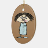Nicht ein Morgenmensch | Funny Humour Keramik Ornament (Links)