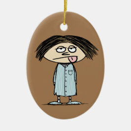 Nicht ein Morgenmensch | Funny Humour Keramik Ornament