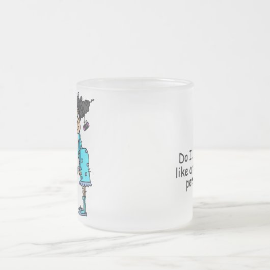 Nicht ein Morgenmensch Mattglastasse (Mittel)