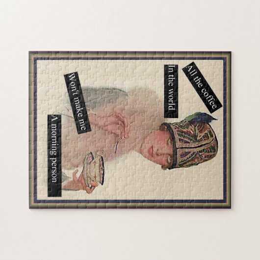 Nicht ein Morgenmensch Puzzle (Horizontal)