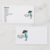 Nicht ein Morgenmensch Visitenkarte (Vorne/Hinten)