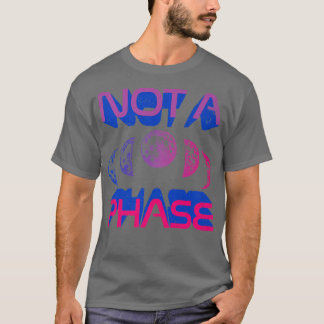 Nicht ein Phase-Bi-Mondkreislauf mit Mondfisch-Bis T-Shirt
