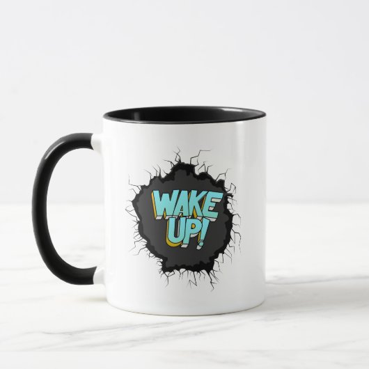 Nicht ein Tasse-lustiges Weck-Up-Geschenkhemd Tasse (Links)