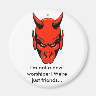 Nicht ein Teufelsanbeter-Magneten Magnet