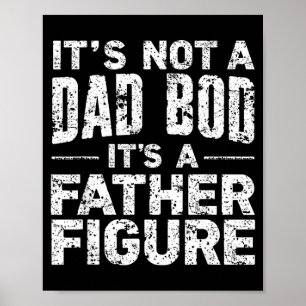 Nicht ein Vater BOD eine Vaterfigur Vatertag Famil Poster