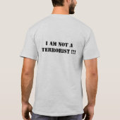 Nicht ein Verbrecher T-Shirt (Rückseite)
