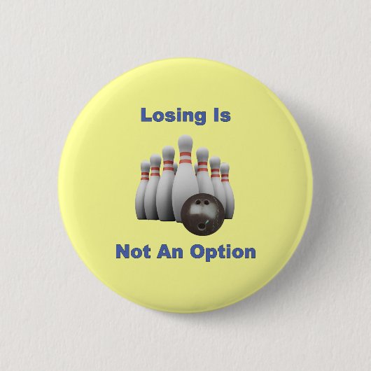 Nicht ein Wahl-Bowling Button (Vorderseite)