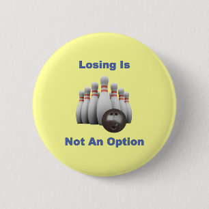 Nicht ein Wahl-Bowling Button
