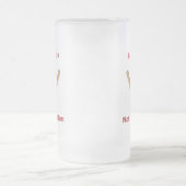 Nicht ein Wahl-Kricket Mattglas Bierglas (Mittel)