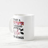 Nicht ein Witwer, ich bin ein Ehemann einer Ehefra Kaffeetasse (Vorderseite Links)