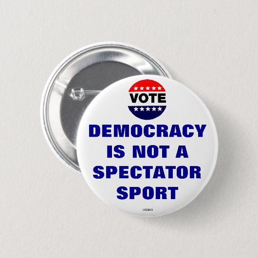 Nicht ein Zuschauersport - Knopf Button (Vorne & Hinten)