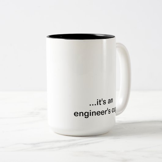 Nicht eine gewöhnliche Schale Zweifarbige Tasse (VorderseiteRechts)