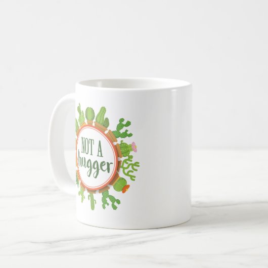 Nicht eine Hugger Kaffee-Tasse Kaffeetasse (Vorderseite Links)