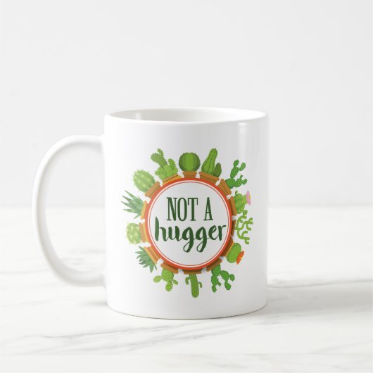 Nicht eine Hugger Kaffee-Tasse Kaffeetasse (Links)