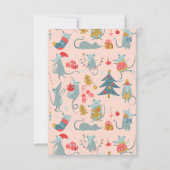 Nicht eine Kreatur, die den Illustrierten Urlaub b Einladung (Rückseite)