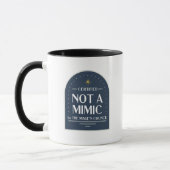 Nicht eine Mimikfunny Funny D&D-Tasse Tasse (Links)