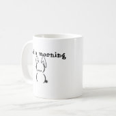 Nicht eine Morgenhäschen-Tasse Kaffeetasse (Vorderseite Links)
