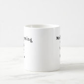 Nicht eine Morgenhäschen-Tasse Kaffeetasse (Mittel)