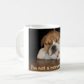 Nicht eine Morgenperson! Kaffeetasse (Vorderseite Links)