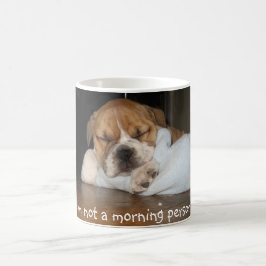Nicht eine Morgenperson! Kaffeetasse (Mittel)