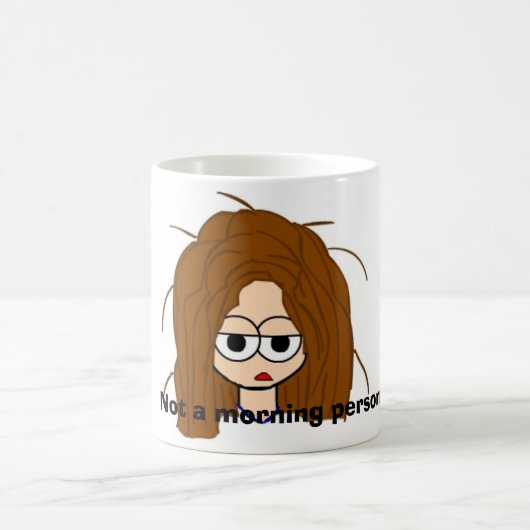 Nicht eine Morgenperson Kaffeetasse (Mittel)